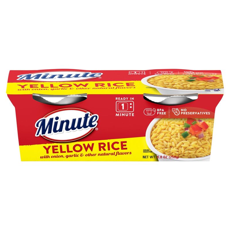 Minute Ready to Serve Yellow Rice Cups, 8.8 oz