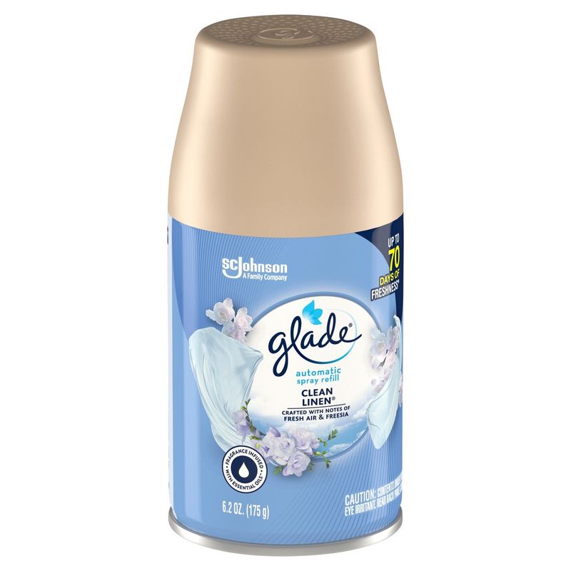 Glade Automatic Spray Refill, Air Freshener, Clean Linen™, 6.2 oz