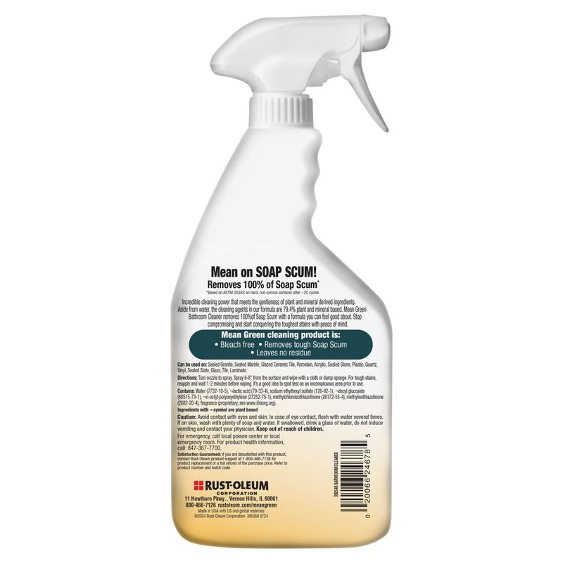 Mean Green Tropical Breeze Foaming Bathroom Cleaner, 24 fl oz