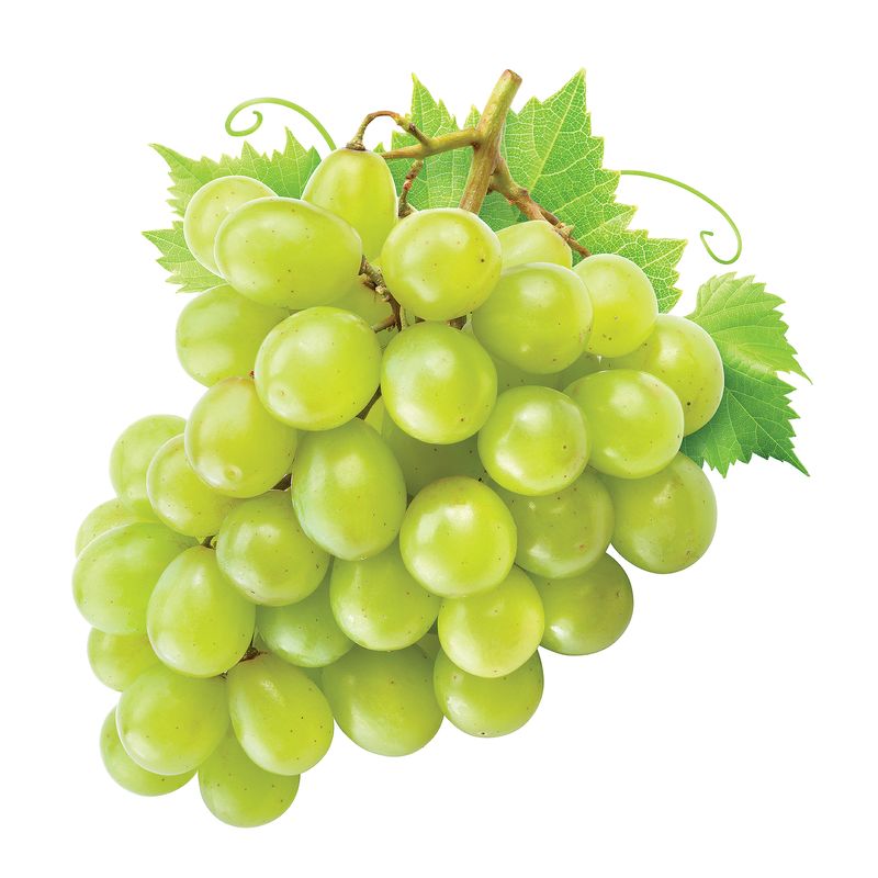 Fresh Organic Green Seedless Grapes