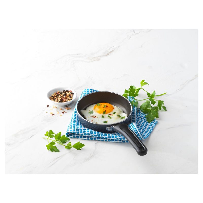 GoodCook Everyday Nonstick Aluminum 4.6" Mini Frying Pan, Black
