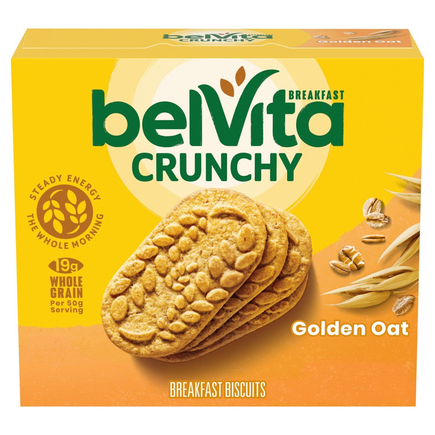 Belvita Crunchy Golden Oat Breakfast Biscuits, 1.76 oz, 5 count