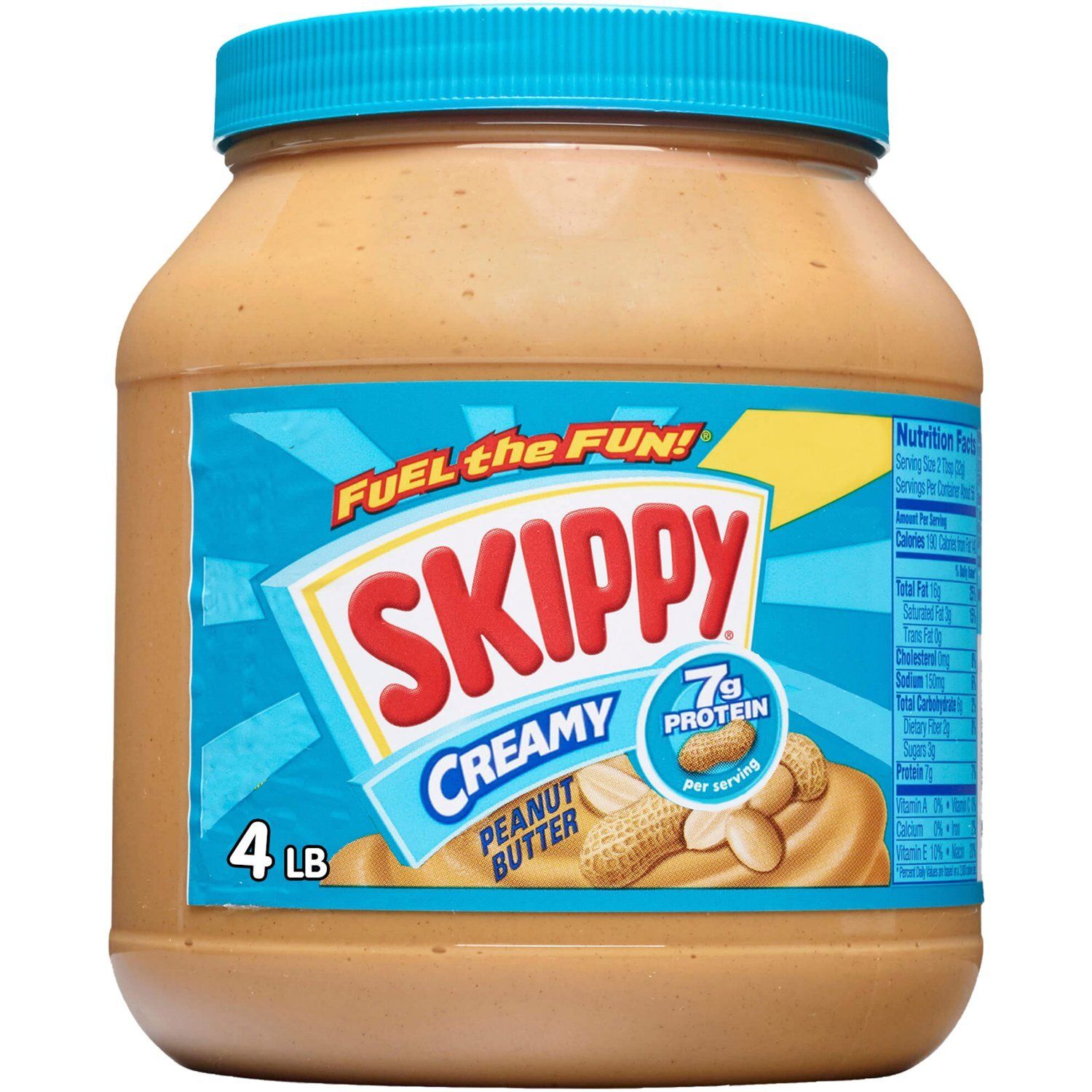Skippy Creamy Peanut Butter, 64 oz