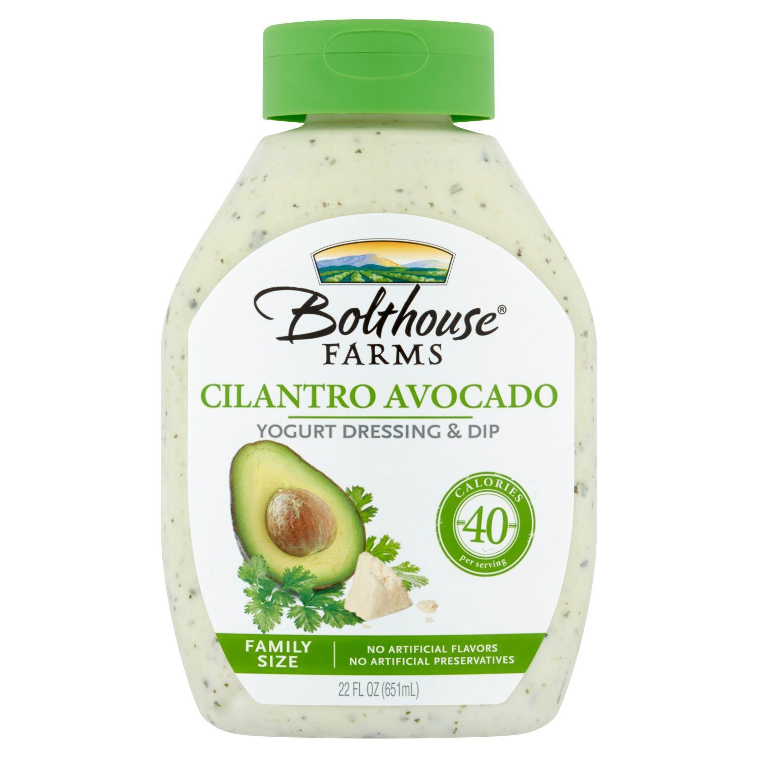 Bolthouse Farms Cilantro Avocado Yogurt Dressing &amp; Dip Family Size, 22 fl oz