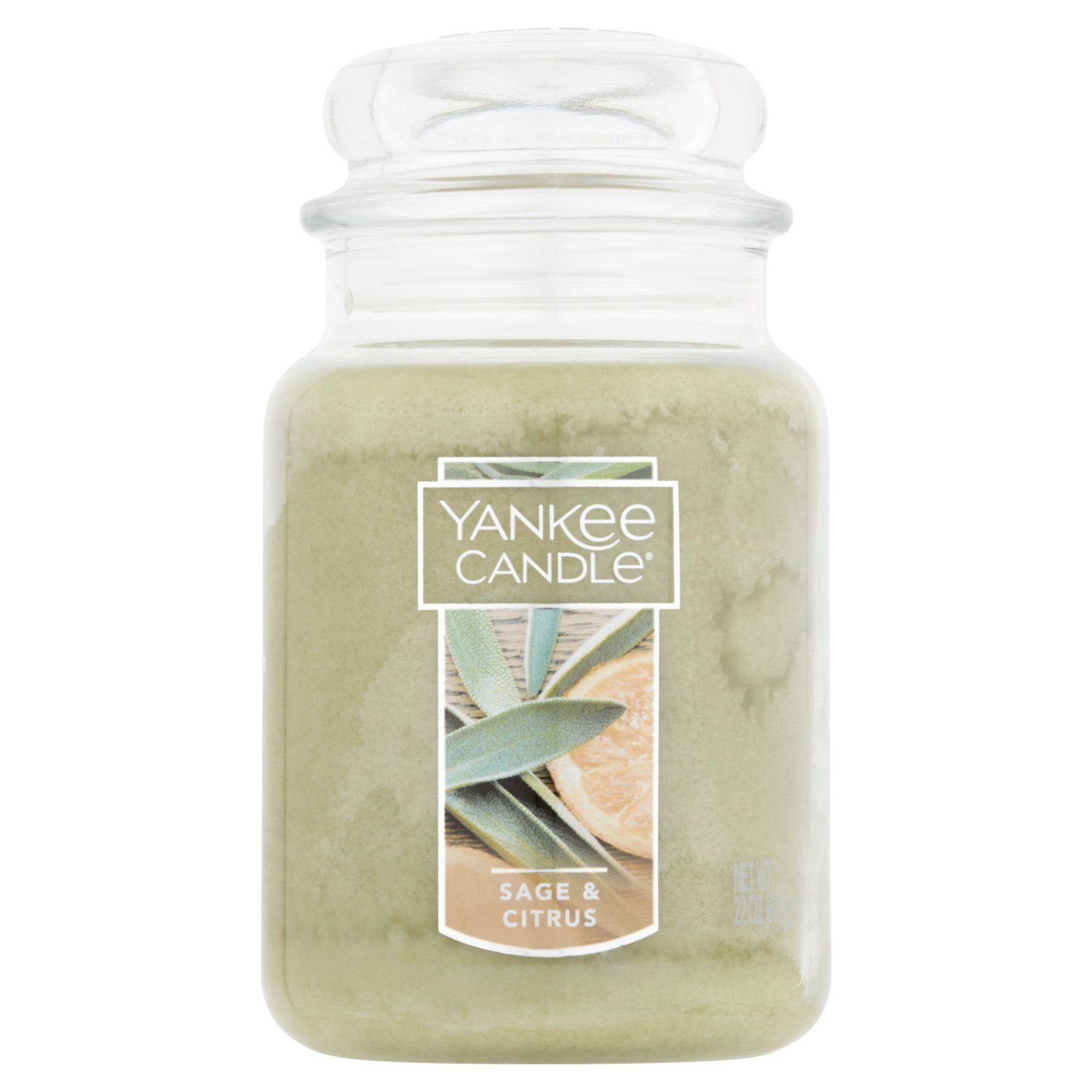 Yankee Candle Sage &amp; Citrus Candle, 22 oz