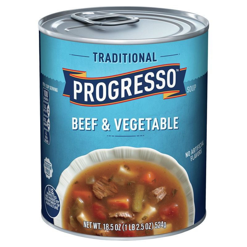Progresso Traditional Beef &amp; Vegetable Soup, 18.5 oz