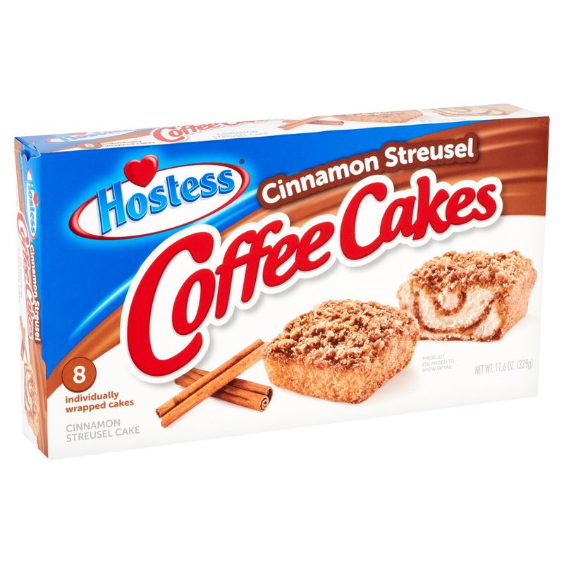 Hostess Cinnamon Streusel Coffee Cakes, 8 count, 11.6 oz