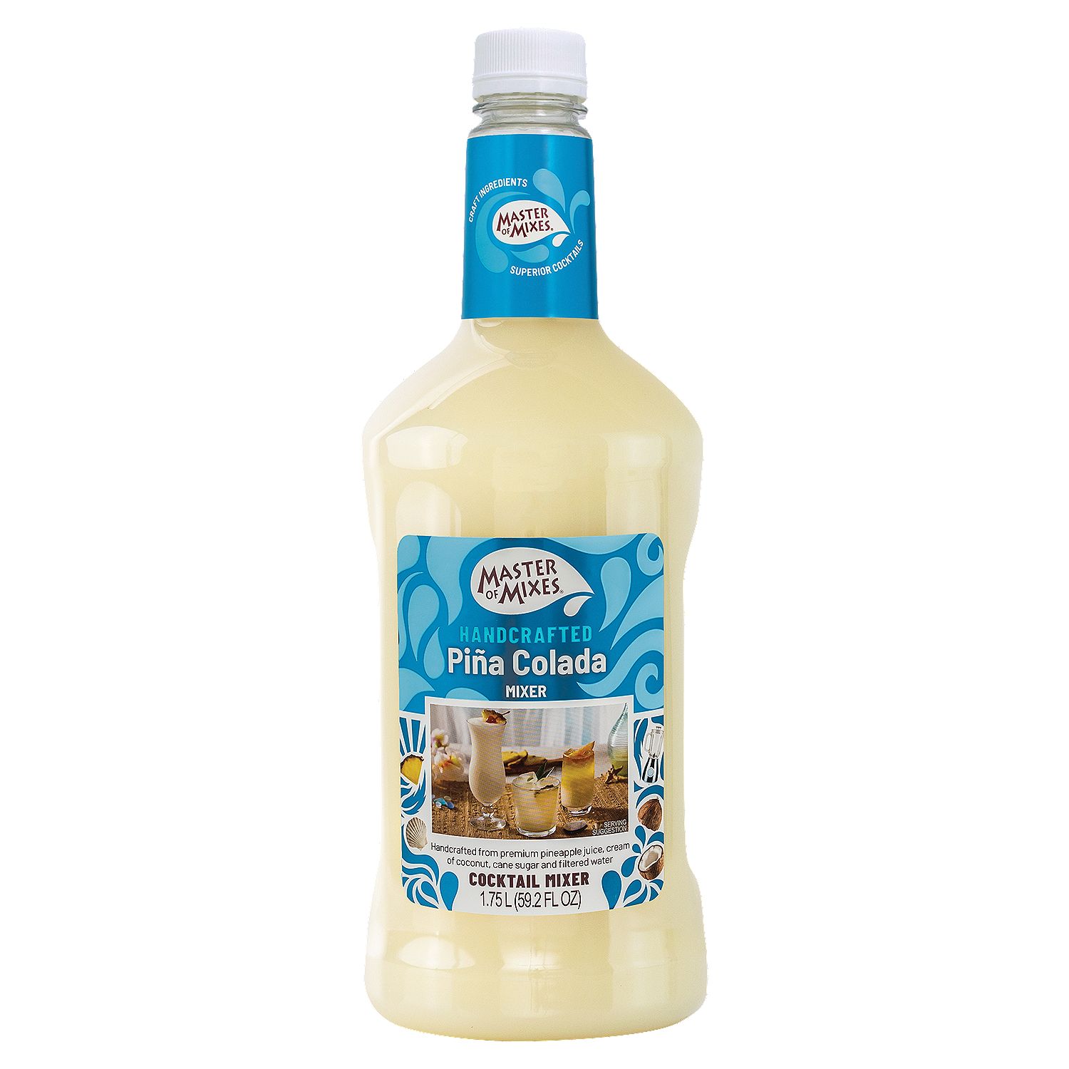 Master of Mixes Handcrafted Piña Colada Cocktail Mixer, 59.2 fl oz