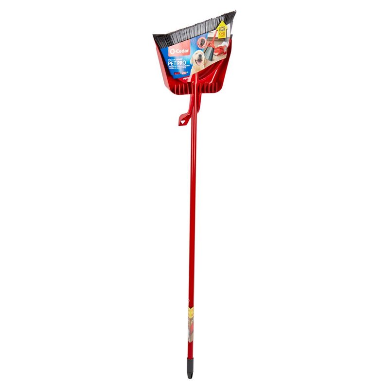 O-Cedar PowerCorner Pet Pro Broom &amp; Step-on Dust Pan