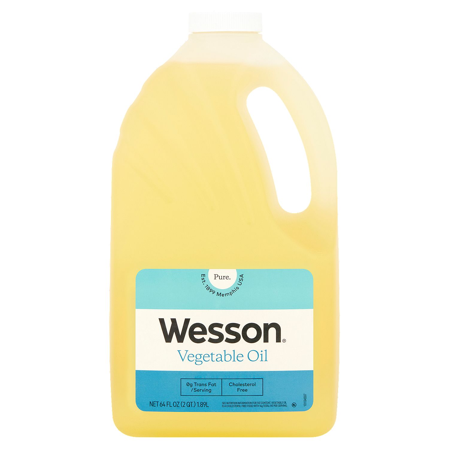 Wesson Pure Vegetable Oil, 64 fl oz
