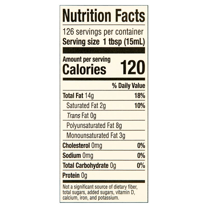Wesson Pure Vegetable Oil, 64 fl oz