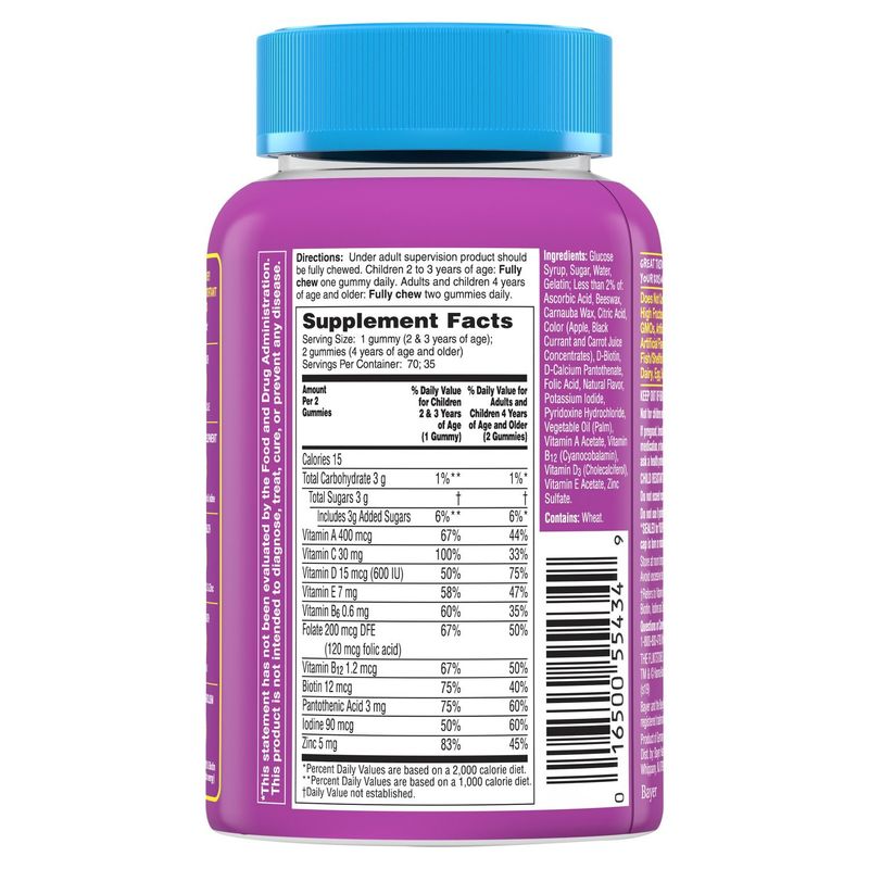 Flintstones Complete Gummies Children's Multivitamin Supplement, 70 count