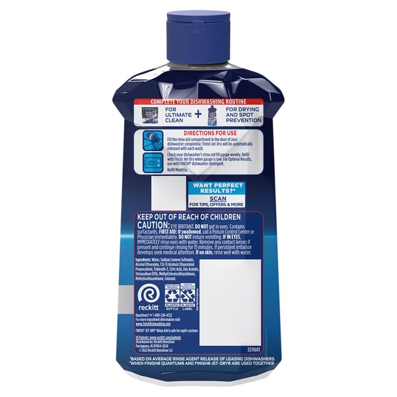 Finish Jet-Dry Rinse Aid, 8.45 fl oz