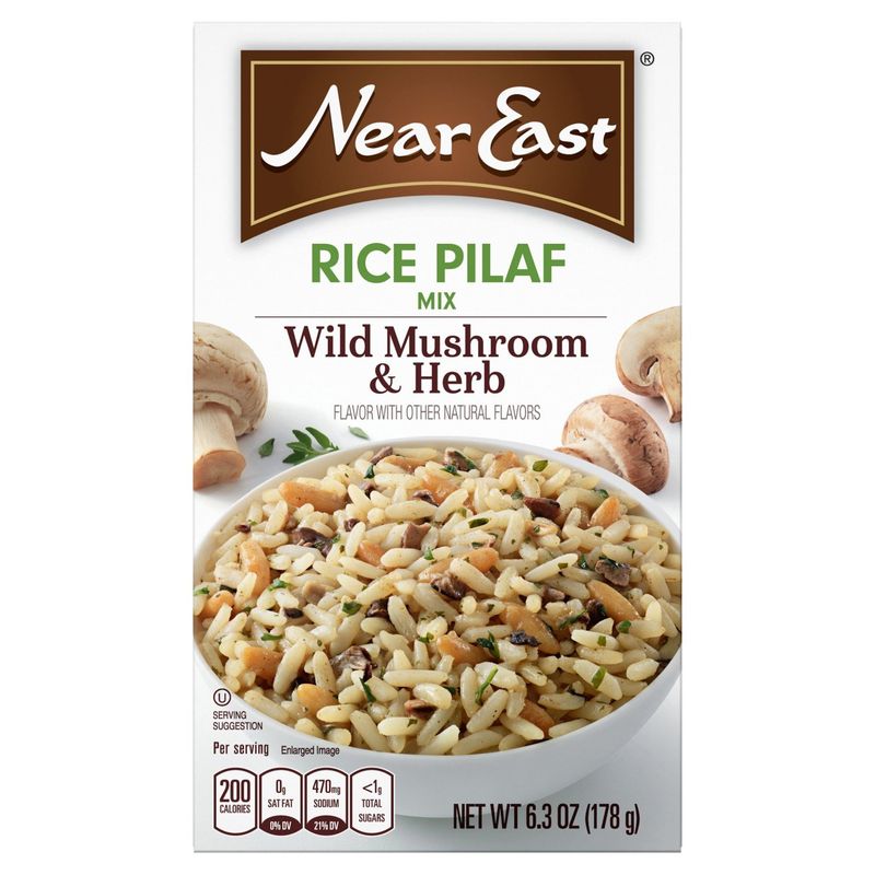 Near East Wild Mushroom &amp; Herb Rice Pilaf Mix, 6.3 oz