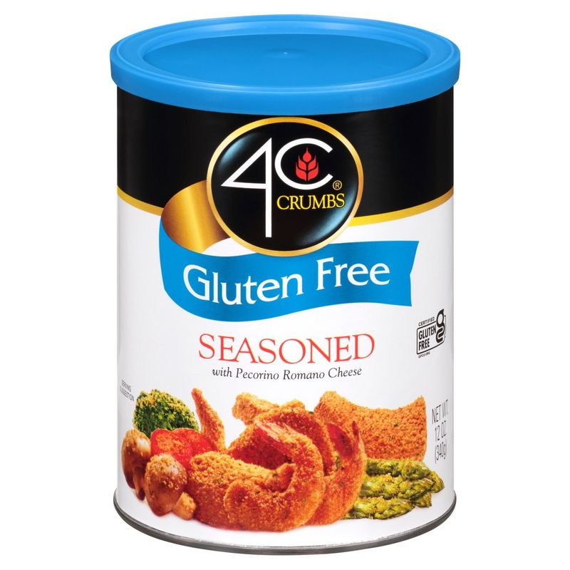 4C Gluten Free Seasoned with Pecorino Romano Cheese Crumbs, 12 oz
