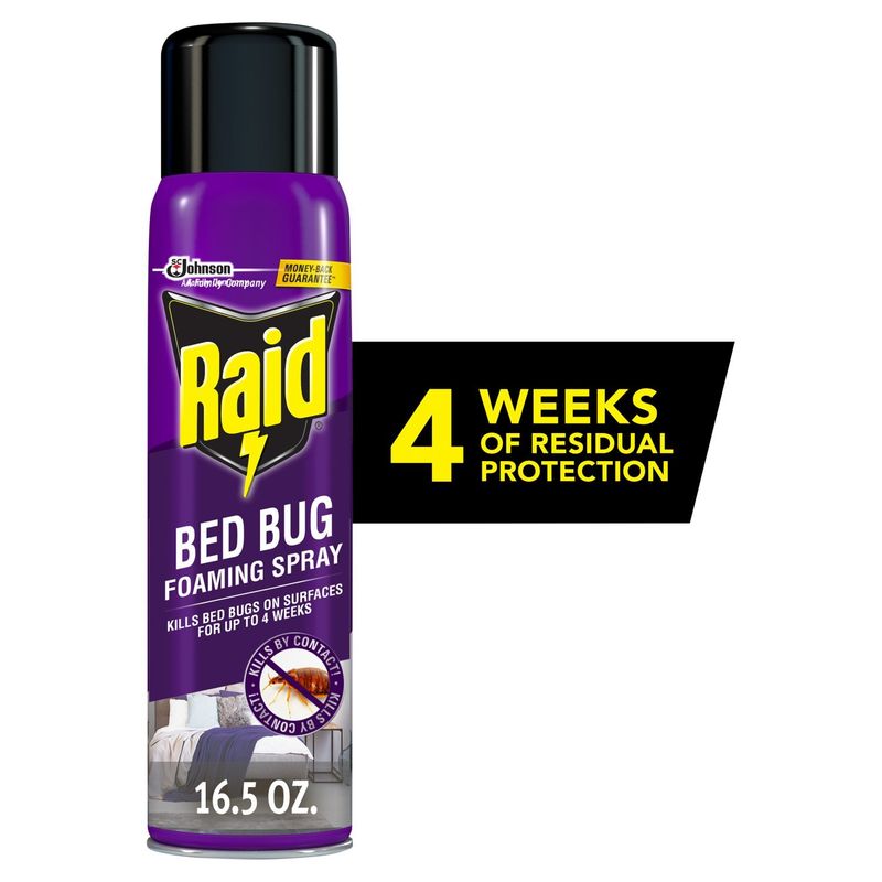 Raid Bed Bug Foaming Spray, 16.5 oz