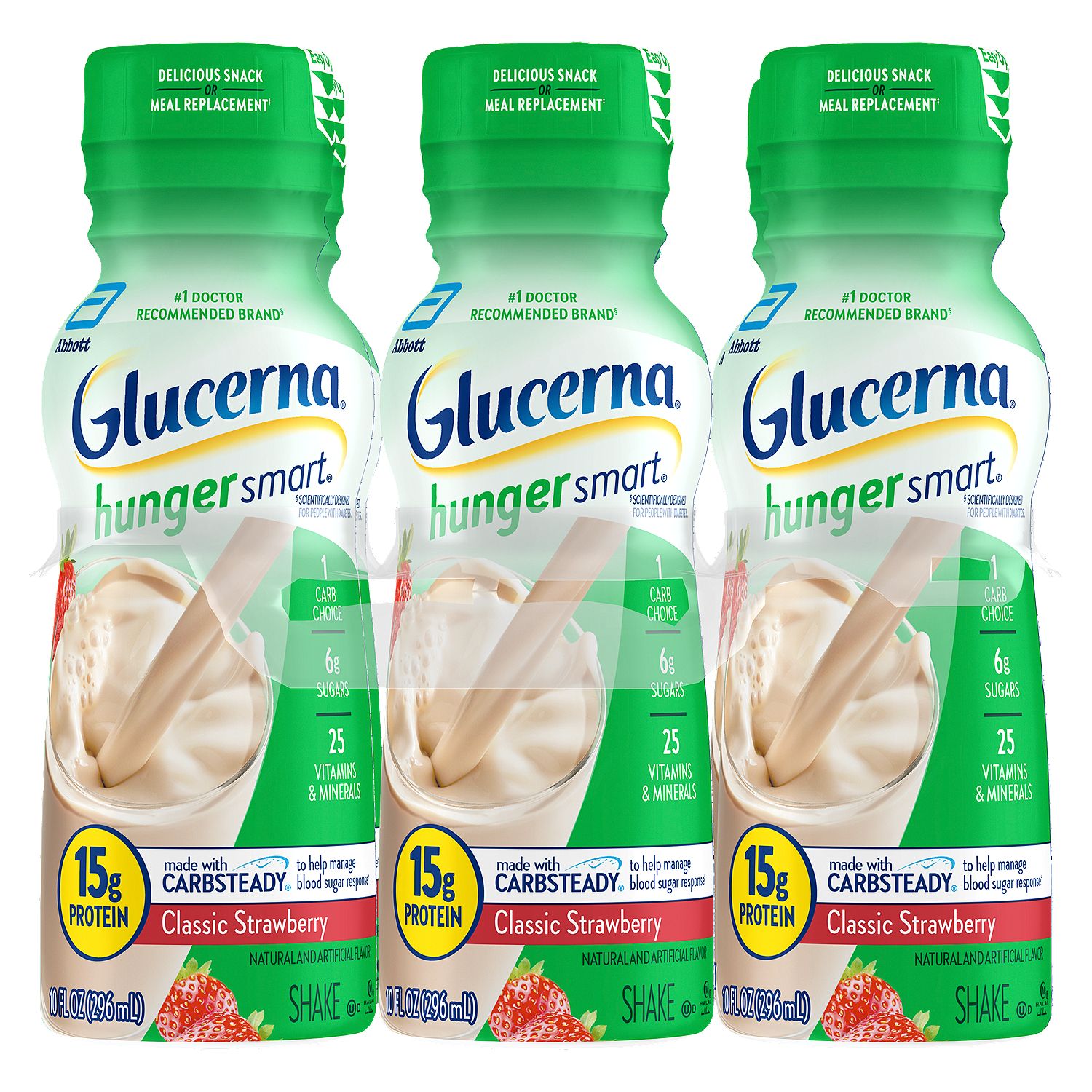 Glucerna Hunger Smart Classic Strawberry Shake, 10 fl oz