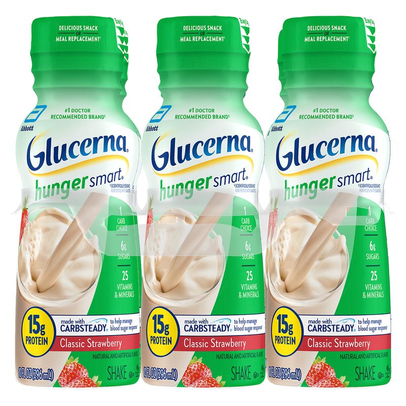 Glucerna Hunger Smart Classic Strawberry Shake, 10 fl oz