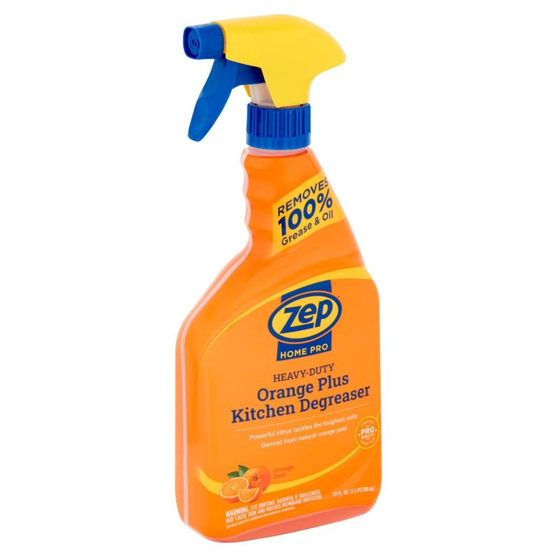 Zep HOME PRO Heavy-Duty Orange Plus Kitchen Degreaser, 24 fl oz