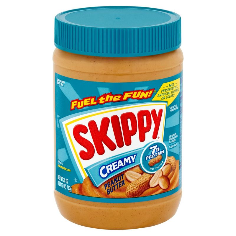 Skippy Creamy Peanut Butter, 28 oz