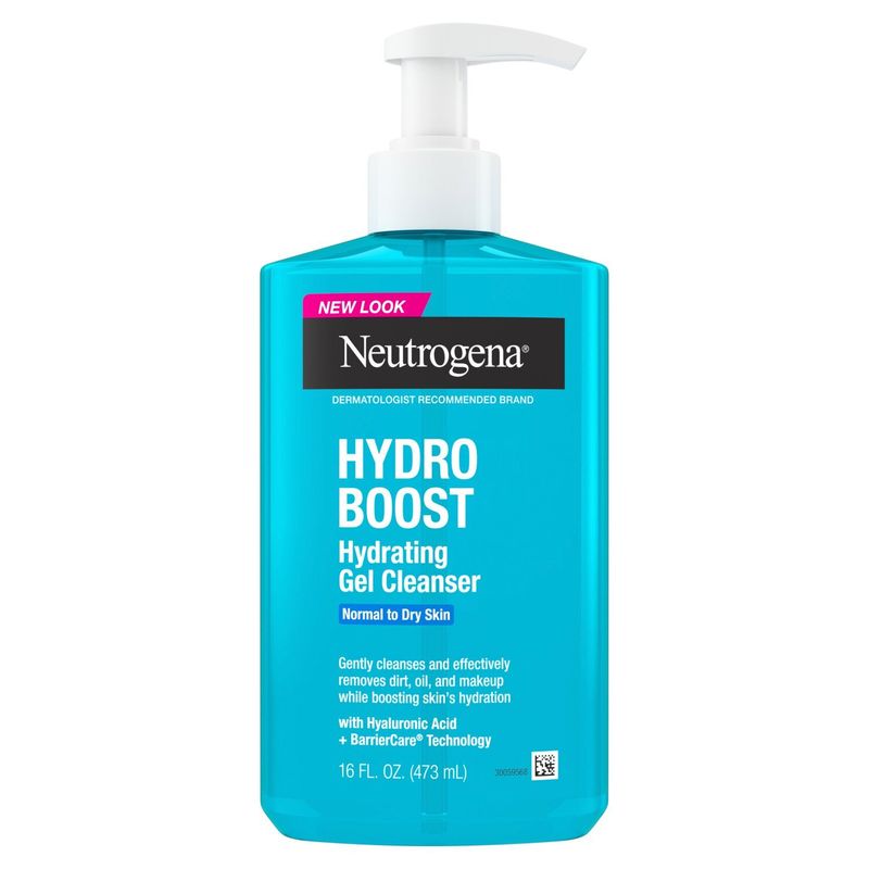 Neutrogena Hydro Boost Hydrating Gel Cleanser, 16 fl oz