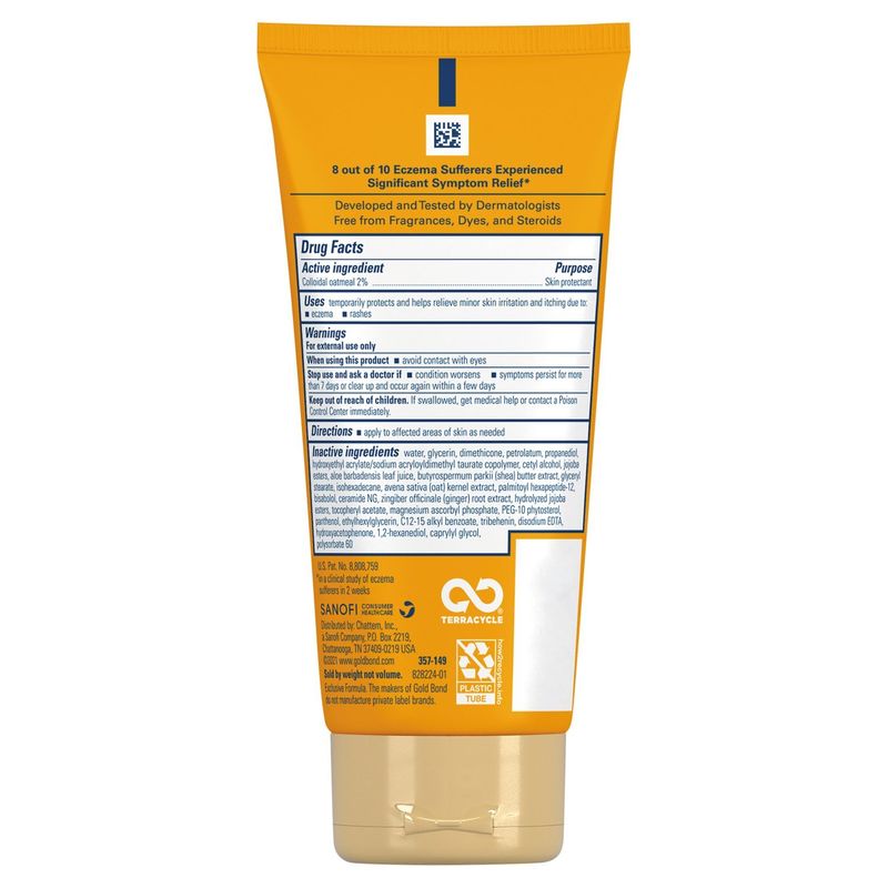 Gold Bond Medicated Eczema Relief Skin Protectant Cream, 5.5 oz