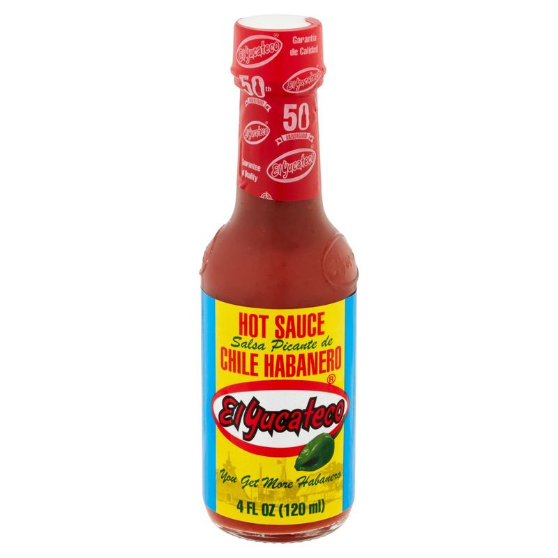El Yucateco Chile Habanero Hot Sauce, 4 fl oz