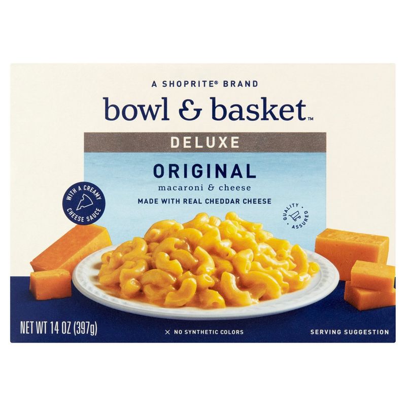 Bowl &amp; Basket Deluxe Original Macaroni &amp; Cheese, 14 oz