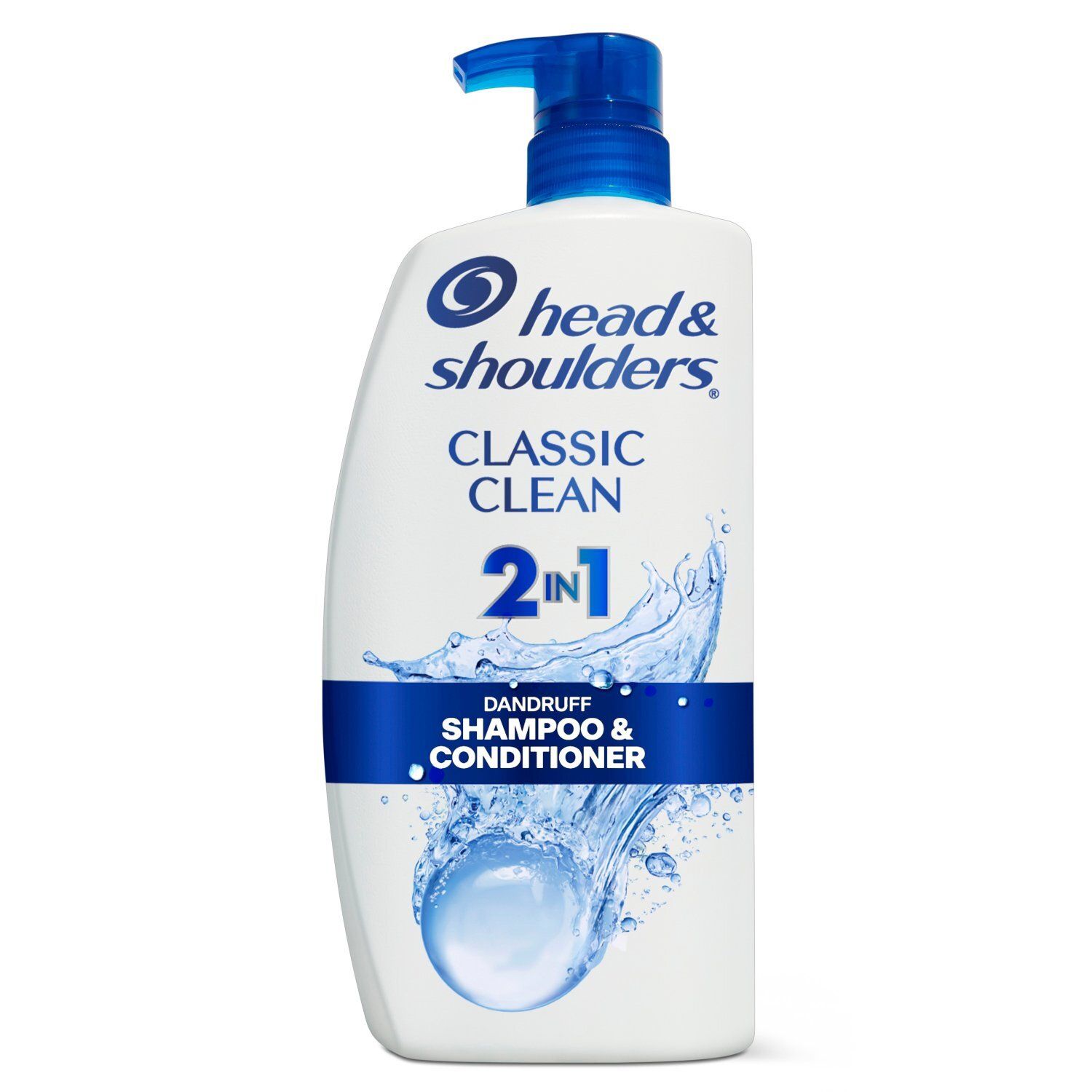 Head and Shoulders 2 in 1 Dandruff Shampoo and Conditioner, Anti-Dandruff Treatment, Classic Clean