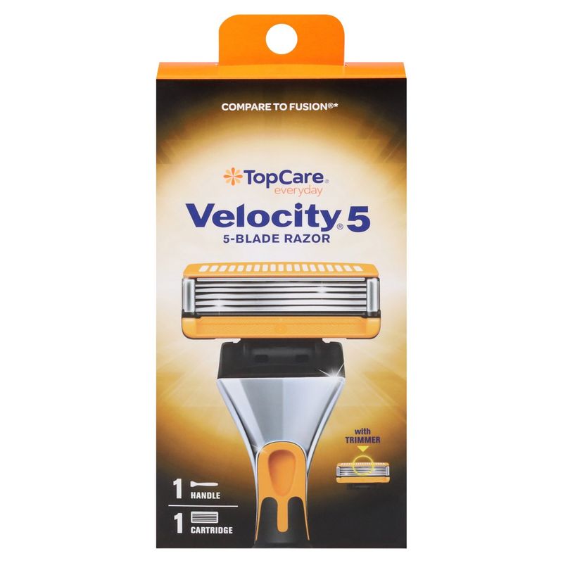TopCare Everyday Velocity 5 5-Blade Razor with Trimmer