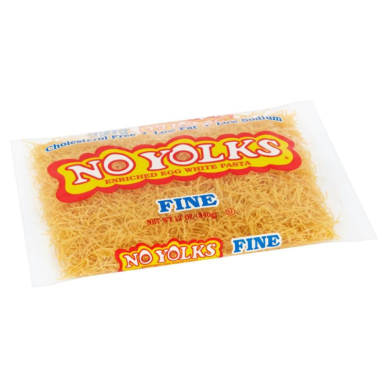 No Yolks Fine Enriched Egg White Pasta, 12 oz