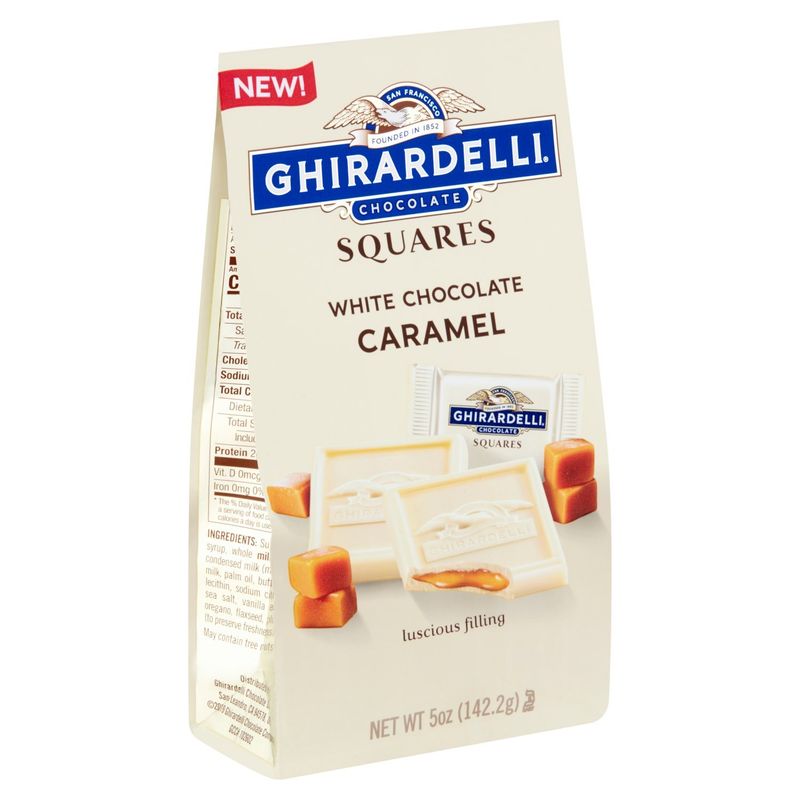 Ghirardelli Chocolate Squares Caramel White Chocolate, 5 oz