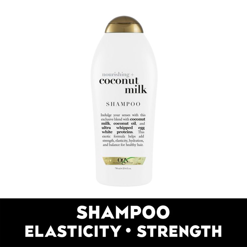 Ogx Nourishing + Coconut Milk Shampoo, 25.4 fl oz