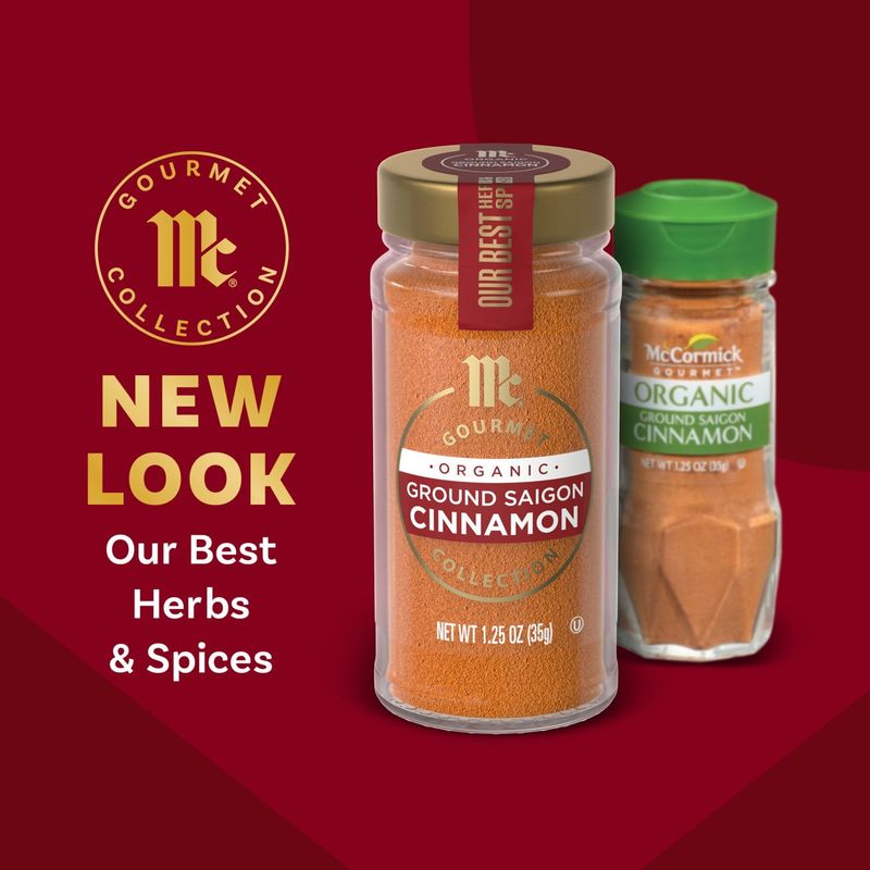 McCormick Gourmet Collection Organic Ground Saigon Cinnamon, 1.25 oz