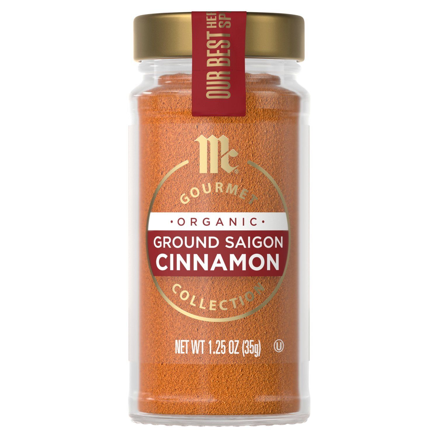 McCormick Gourmet Collection Organic Ground Saigon Cinnamon, 1.25 oz