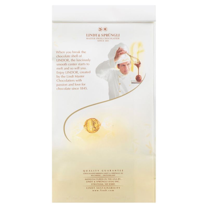 Lindt Lindor White Chocolate Truffles, 5.1 oz
