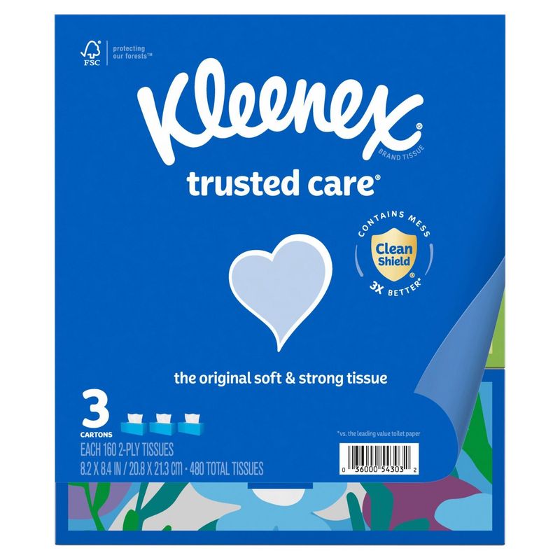 Kleenex Trusted Care Tissues, 480 count