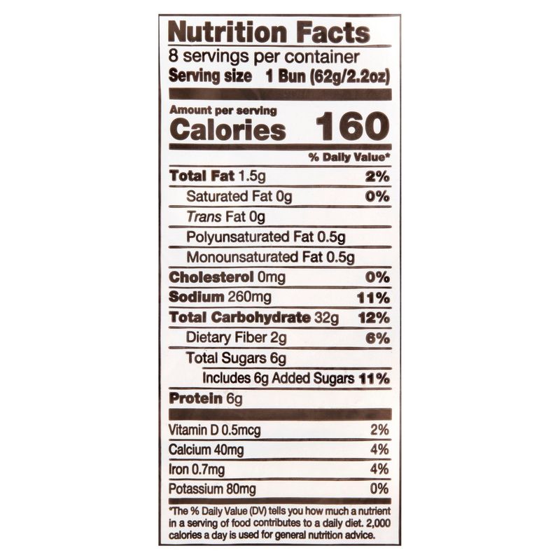 Dave's Killer Bread Organic Burger Buns, 8 count, 17.6 oz