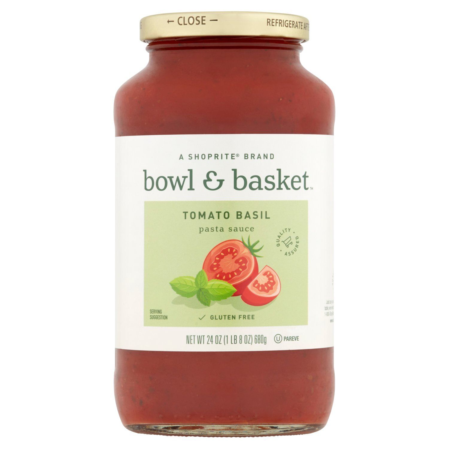 Bowl &amp; Basket Tomato Basil Pasta Sauce, 24 oz