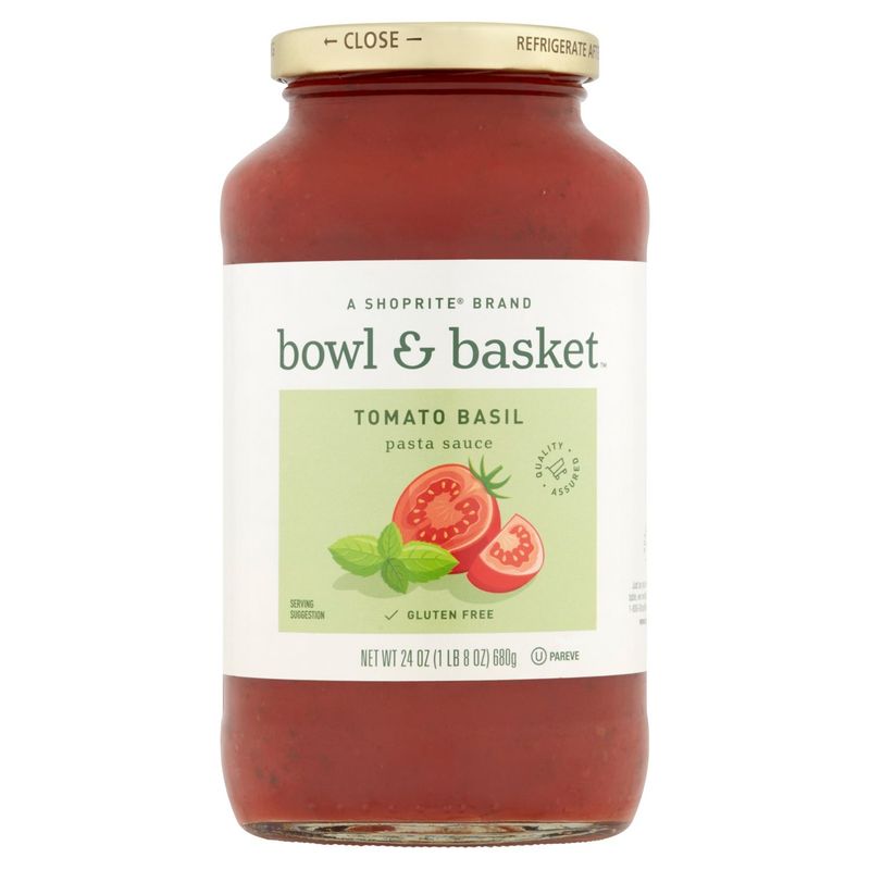 Bowl &amp; Basket Tomato Basil Pasta Sauce, 24 oz