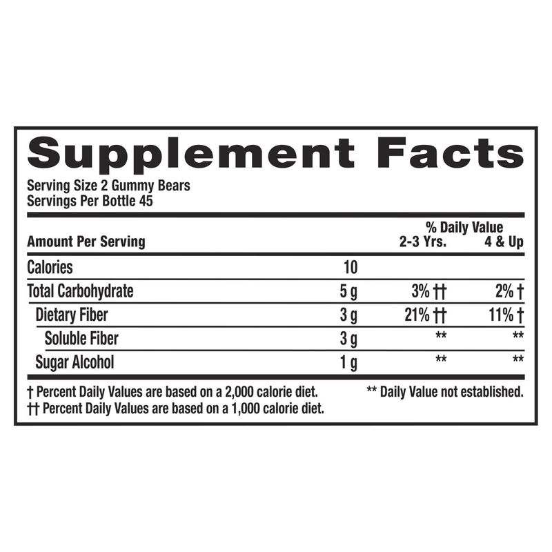 L'il Critters Gummy Supplements Fiber Dietary Supplement, 90 count