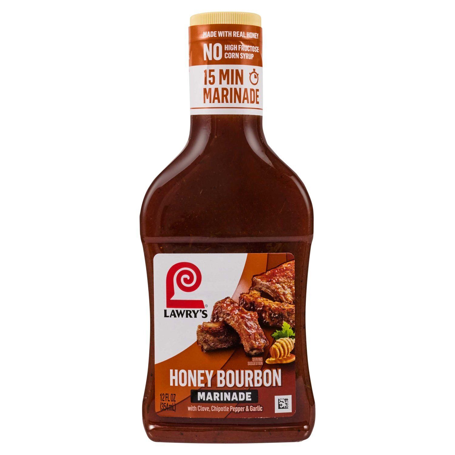 Lawry's Honey Bourbon Marinade, 12 fl oz