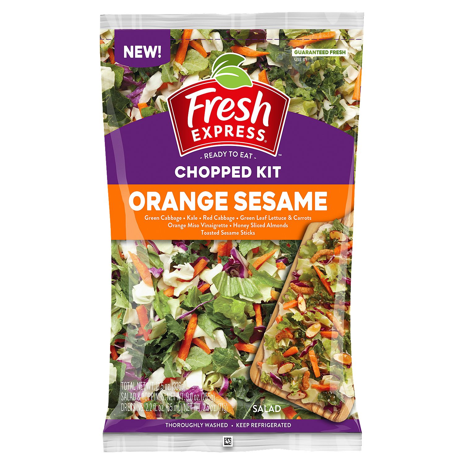 Fresh Express Orange Sesame Chopped Salad Kit, 11.5 oz