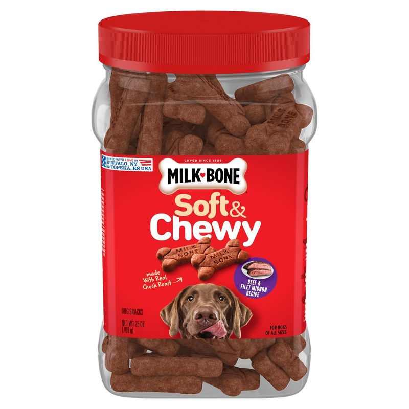 Milk-Bone Soft &amp; Chewy Dog Snacks, 25 oz