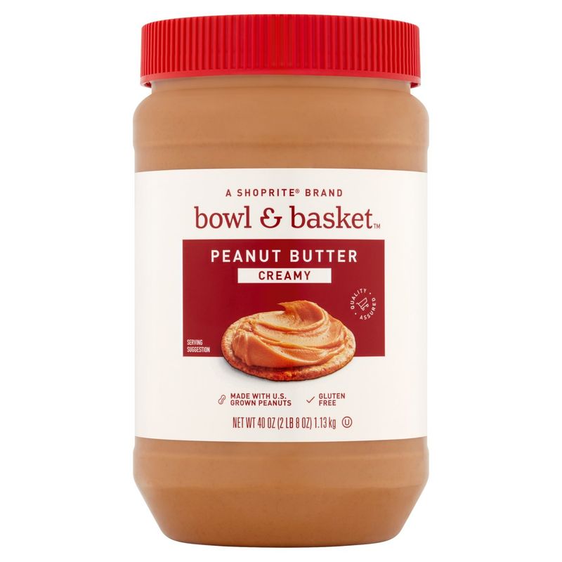 Bowl &amp; Basket Creamy Peanut Butter, 40 oz