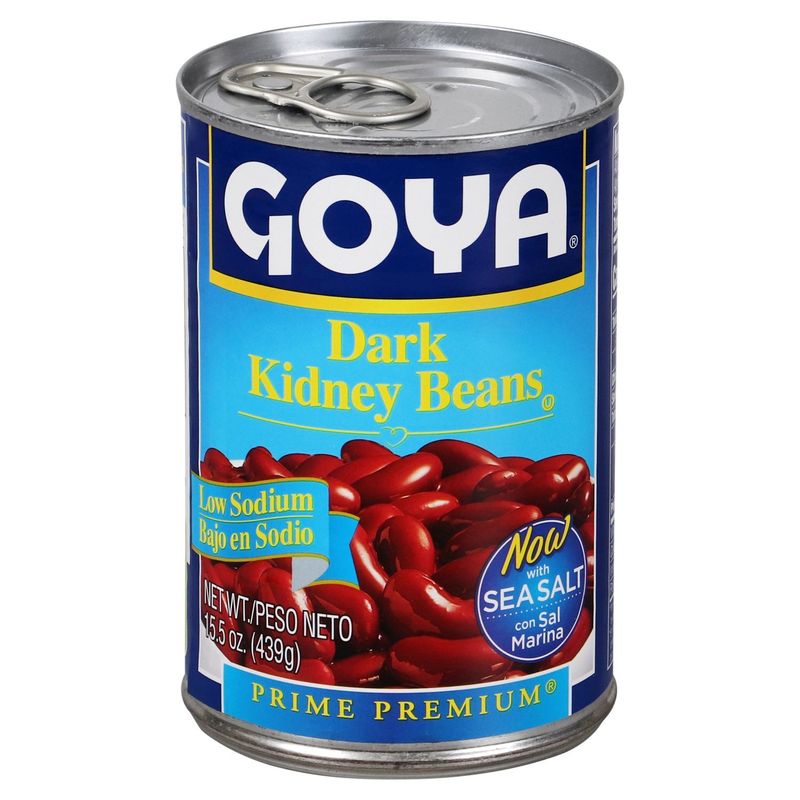 Goya Prime Premium Low Sodium Dark Kidney Beans, 15.5 oz