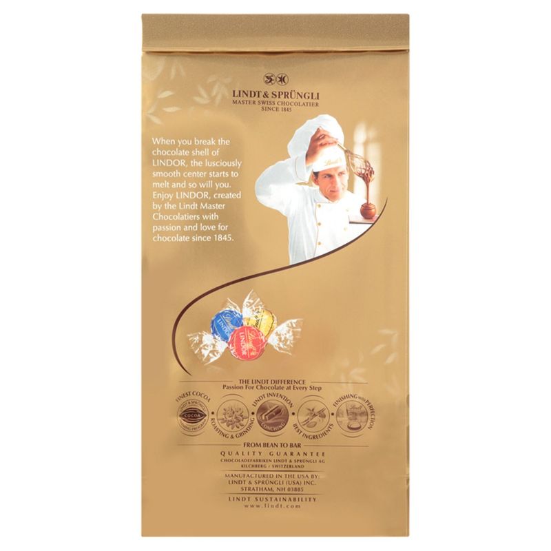 Lindt Lindor Assorted Chocolate Truffles, 5.1 oz