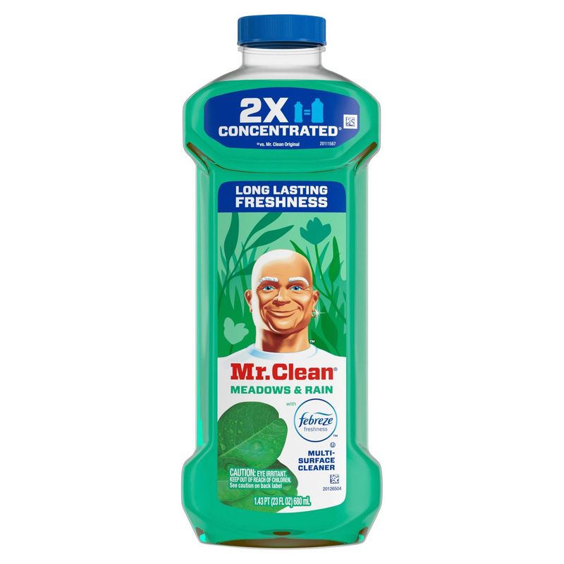Mr. Clean Meadows &amp; Rain with Febreze Freshness Multi-Surface Cleaner, 1.43 pt