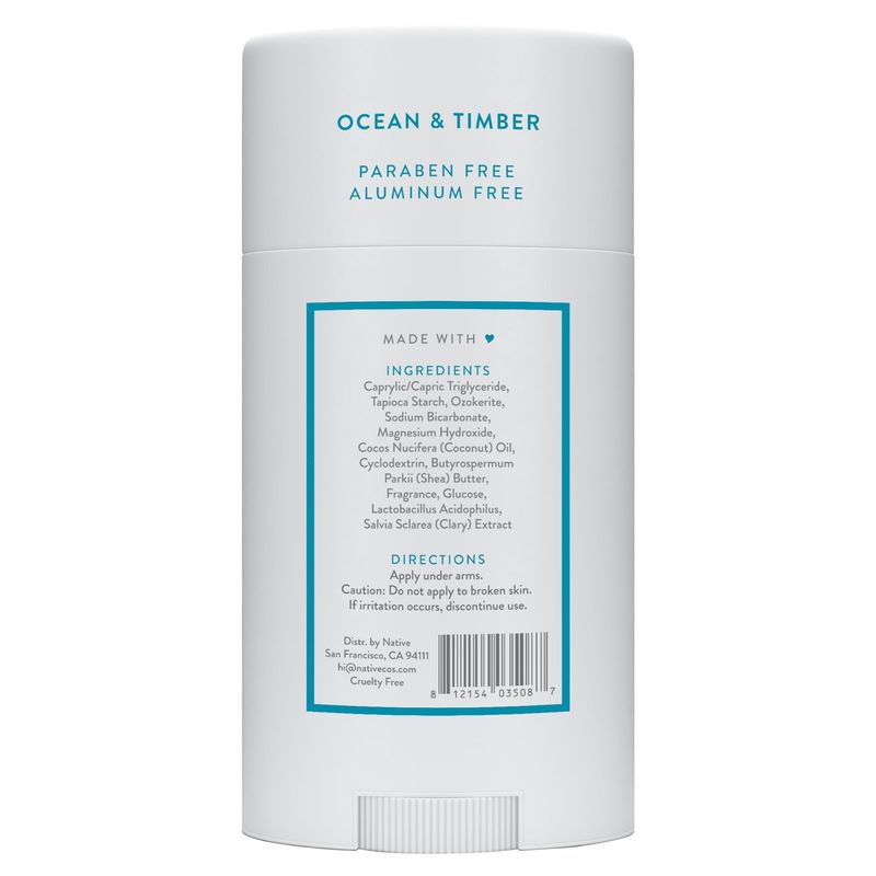 Native Ocean &amp; Timber Deodorant, 2.65 oz