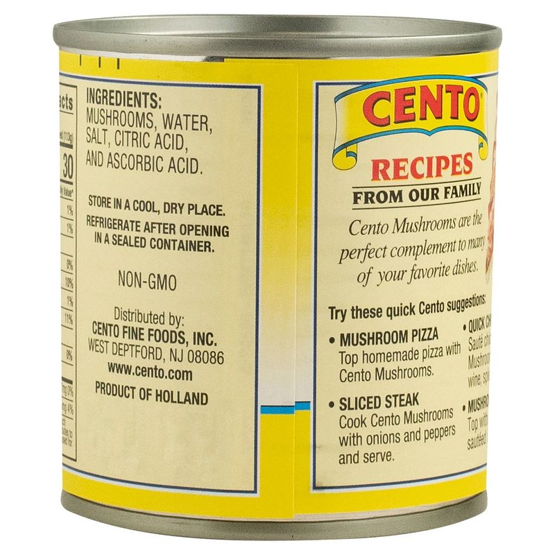 CENTO Stems &amp; Pieces Mushrooms, 4 oz